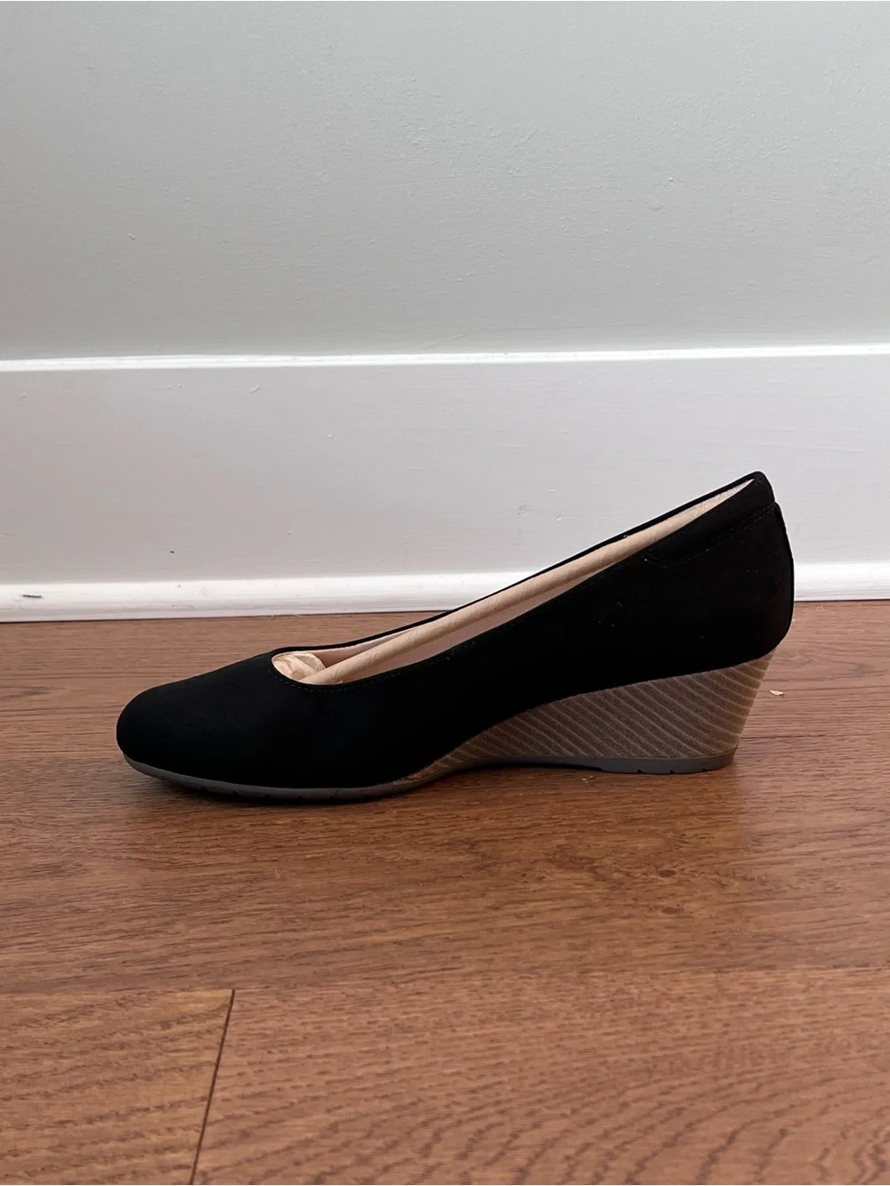 Dr. Scholl's Be Flex Classic Comfort Wedge Pumps Women's Size 9M Black BRAND NEW